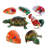 5Pcs Wind-Up Toys Clockwork Playthings Party Walking Jump Toy Stocking Stuffers