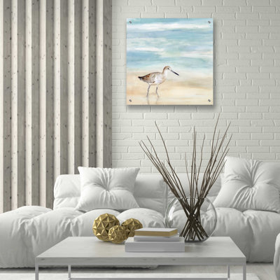 Speckled Willet I' by Victoria Borges, Acrylic Wall Art