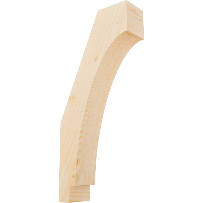 Attelle impériale du genou, Sapin de Douglas, Lisse, H 22 po x l 3,5 po x P 10 po