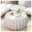 Table basse moderne et imperméable en ciment MgO pour l'intérieur et l'extérieur - blanc, carré de 35,43 po-159313718-159313716-159313717