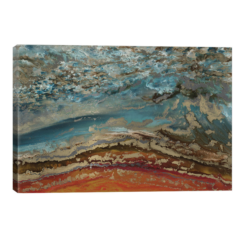 Red Ridge by Blakely Bering - Wrapped Canvas Painting, 66.04 cm H x 45.72 cm W x 1.91 cm D