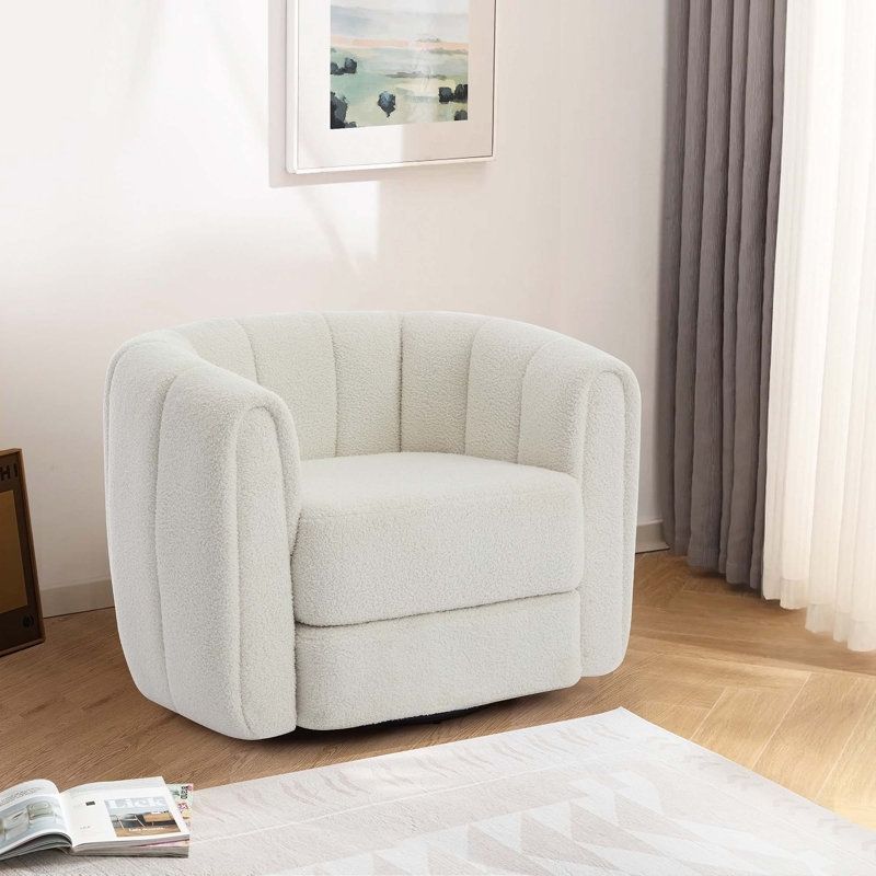 Fauteuil Teddy, Ourson blanc