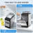 Portable Countertop Ice Maker External Water Tank 8 Cubes/6 Mins 26 Lbs/24Hrs Self-Cleaning Quiet Compact For Home Rv Camping-129215789