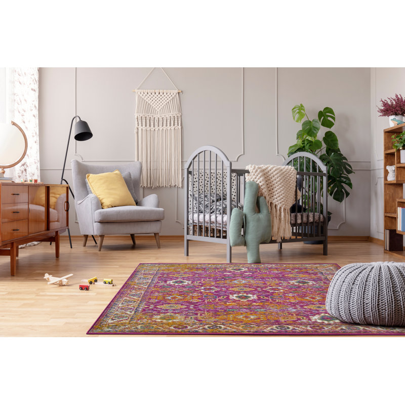 Jaimez Oriental Indoor Rug, Rectangle 3'9" x 5'9"