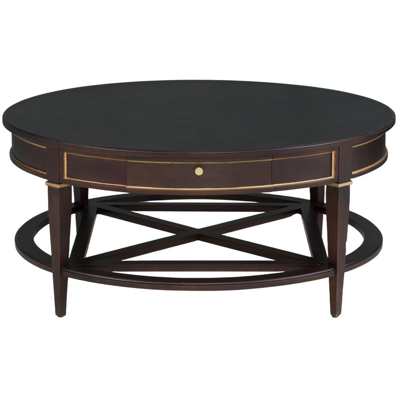 Matteo Cocktail Table, 18.75" H x 42" W x 42" D, Café Mocha