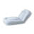 Upholstered Teddy Fabric Reclining Floor Sofa Chair with Adjustable Backrest-1592144718