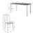 6 - Person 59" Solid Wood Dining Set-132841902-134281248