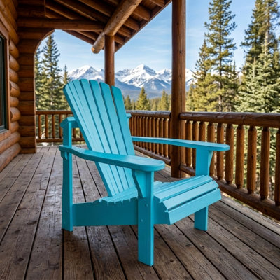Weathercraft Classic Solid Wood Adirondack Chair – 14 Sherwin-Williams Finish Options, Outdoor Patio Seating