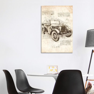 «Old Ford Model T» par Cornell, impression sur toile tendue