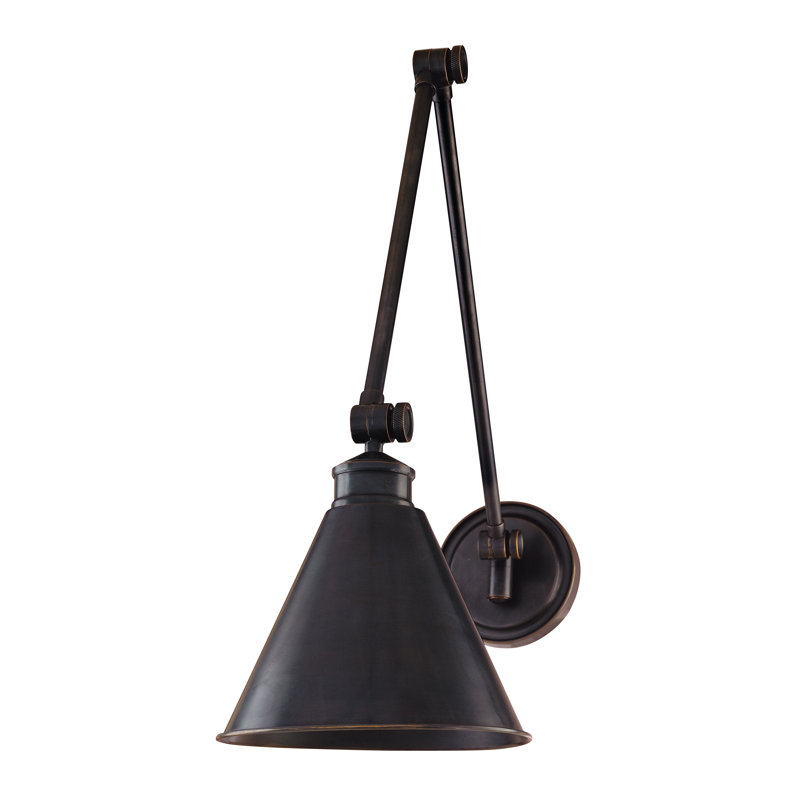 Exeter Swing Arm Sconce, Old Bronze