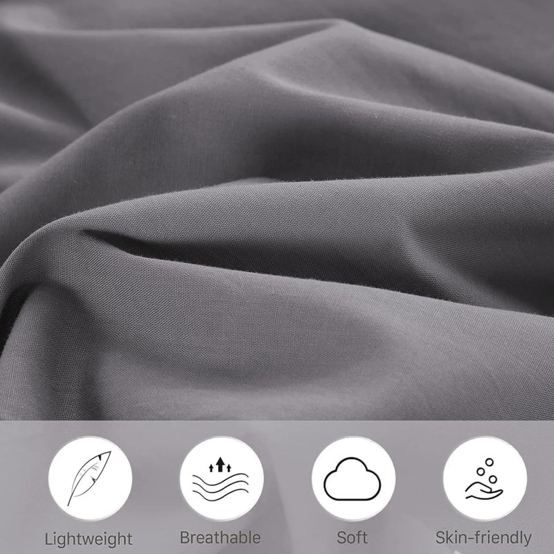 Prime Linens Microfiber Duvet Cover Set