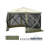 Pop Up Gazebo Tent, Pop-Up Screen Tent 6 Sided Canopy Sun Shelter with 6 Removable Privacy Wind Cloths & Mesh Windows, 12x12FT Quick Set Screen Tent with Mosquito Netting-110434341-130987074