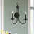 Caughfield Steel Candle Wall Light-1827564647