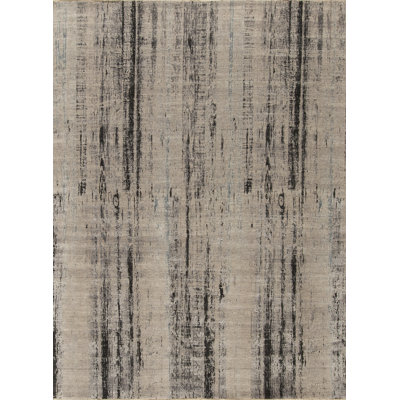 Mayfair Hand Knotted Area Rug in Tan
