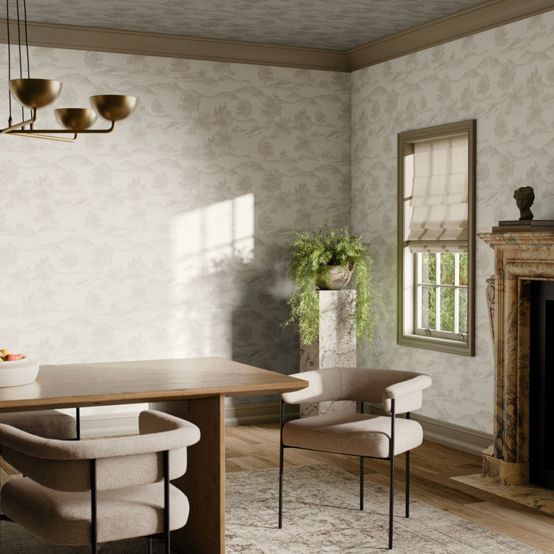 Abundance Wallpaper by Getty Images, Abundance Grey II, W12" x H8"
