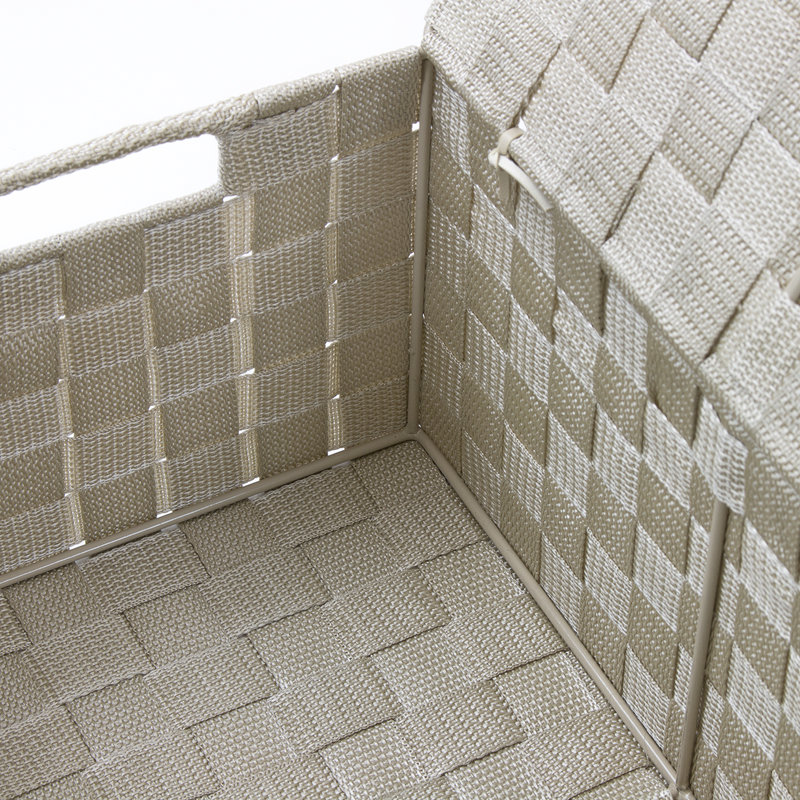 Ensemble de paniers 3 pièces Weave, Beige