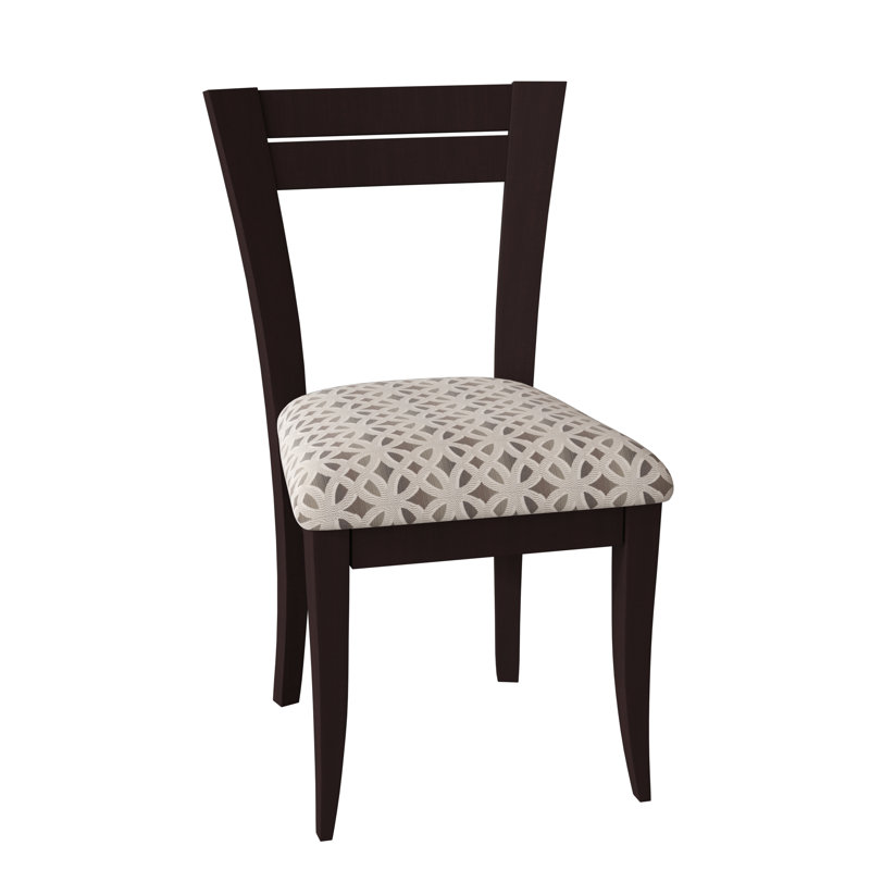 Claverley 19.5'' H Upholstered Side Chair, Chocolate, Spectra