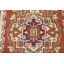 Tapis de couloir indien orange 3x8
