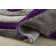Thionville Shag Purple/Grey Shag Area Rug