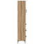  Highboard Old Wood 34.5 X 34 X 180 Cm Engineered Wood-124474022
