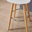 Edina Counter Stool with Solid Wood Frame