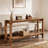 Couch Side Table,Console Table,Entryway Table,2-Tier Foyer Table