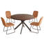 Table de salle à manger de cuisine moderne 45,3 "l avec chaise de salle à manger h 32,8"-518643851
