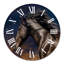 Portrait d'un cheval étalon Purius III - horloge murale de ferme-60280667