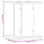  Speaker Stands Living Room Speaker Floor Stand 2 Pcs Engineered Wood
