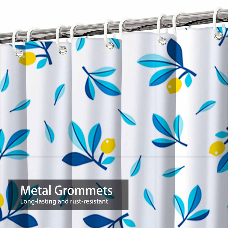 Rideau de douche Elegant Summer, L 72 po x l 78 po