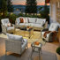 Ensemble de conversation modulaire en rotin avec coussins Emroy pour 6 personnes avec chaises pivotantes Emroy