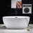 Ember 59'' x 32'' Soaking Acrylic Bathtub-100500624-50499930