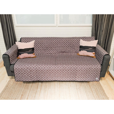 Housse pour causeuse à coussins carrés / rectangulaires en coton et coton