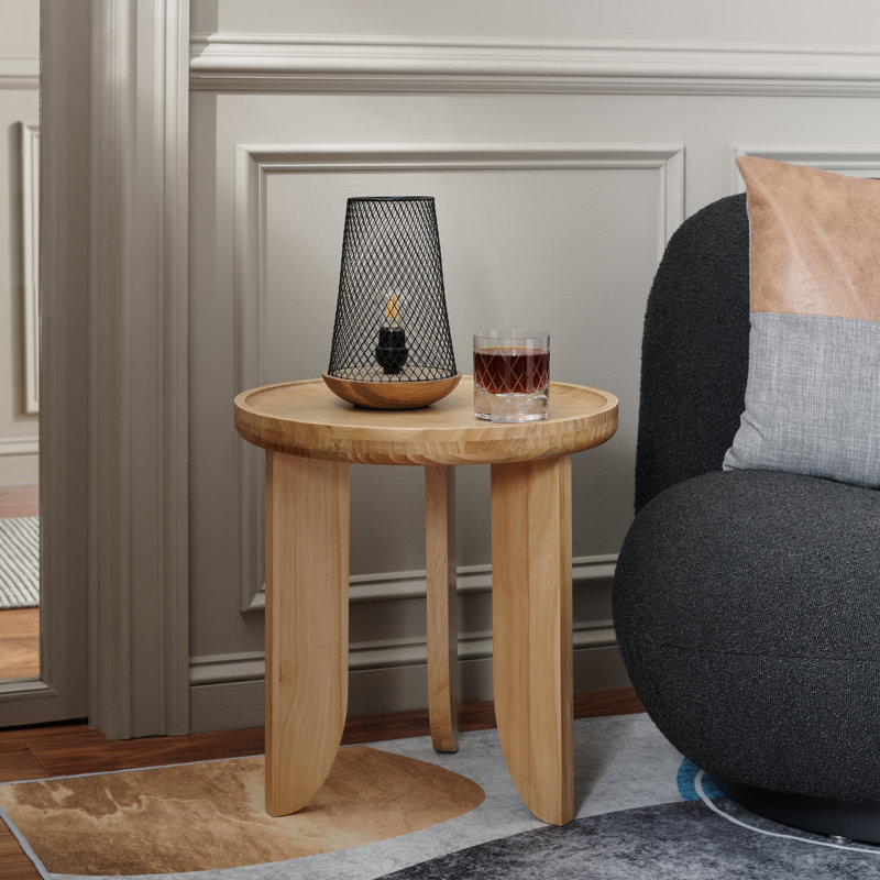 Table de bout haute 19,7 po Verena, Naturel clair