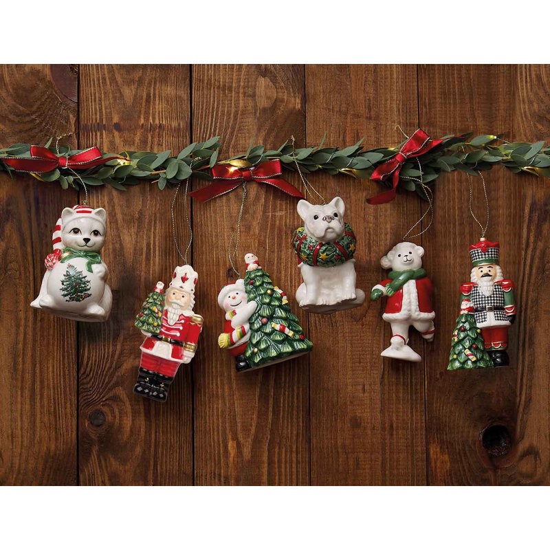 Spode Christmas Tree Nutcracker With Tree Ornament