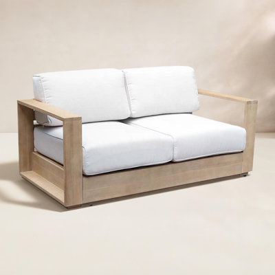 Harbor 65" Acacia Patio Loveseat