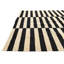 Tapis noir et blanc Ousley