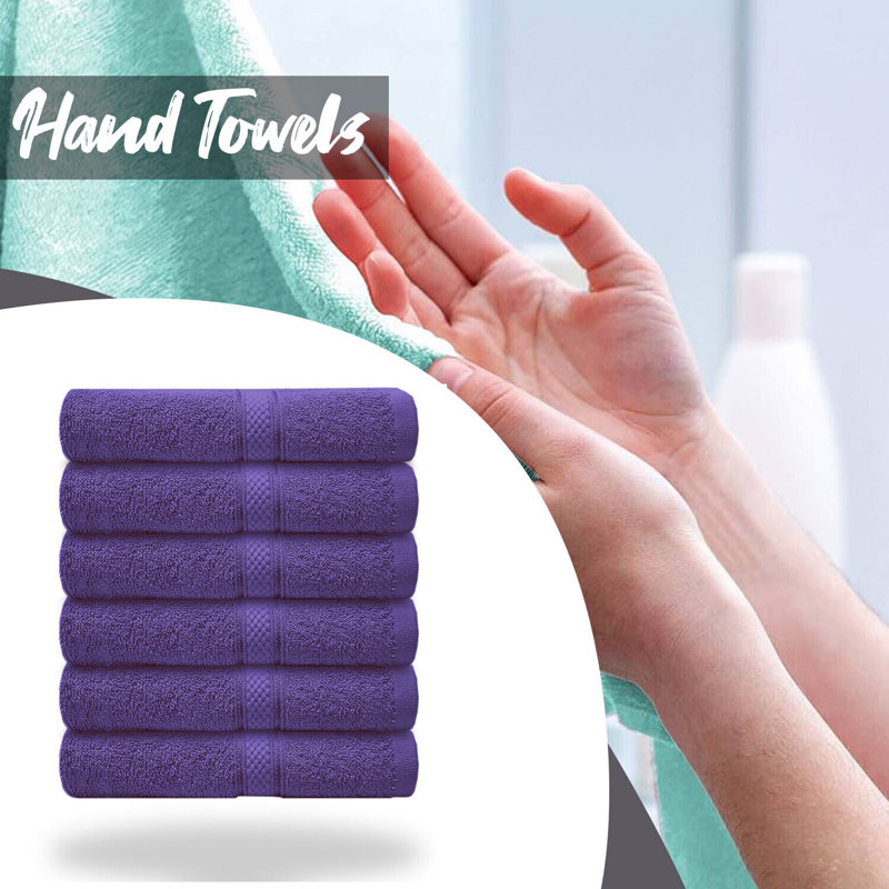 Dezyre Supper Soft Hand Towel, Purple