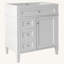Meuble-lavabo de 30 po avec lavabo supérieur, meuble-lavabo moderne avec 2 tiroirs et tiroir escamotable, meuble-lavabo simple-1636296547