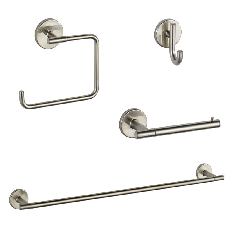 Ensemble de quincaillerie de salle de bain 4 pièces Trinsic Delta, Inoxydable