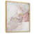 Toile brune avec cadre flottant