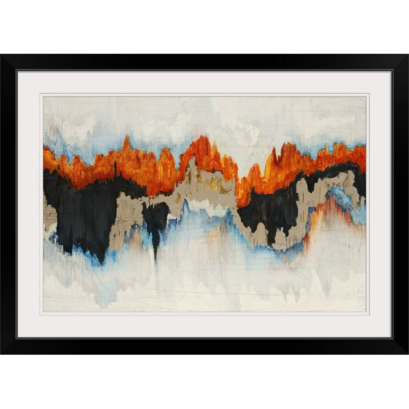 «Glenolden Aperture», reproduction, Cadre noir, H 28 po x l 38 po x P 1 po
