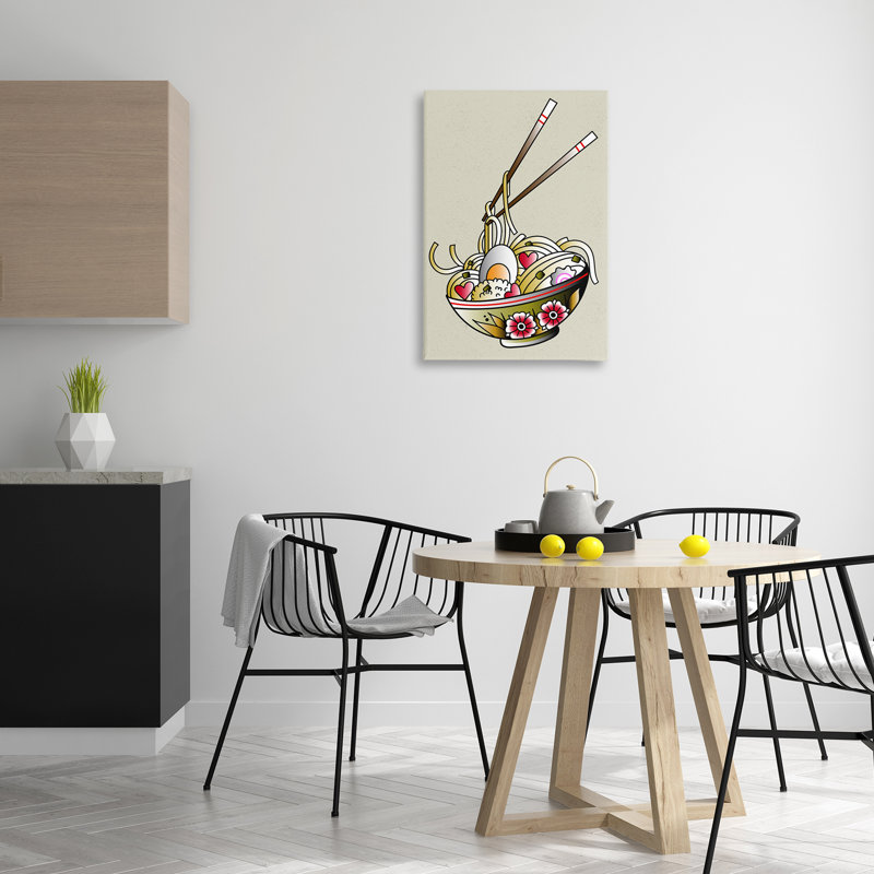 Art mural sur toile, "Ramen Bowl" par Incado bp-710_CN, H 30 po x l 20 po