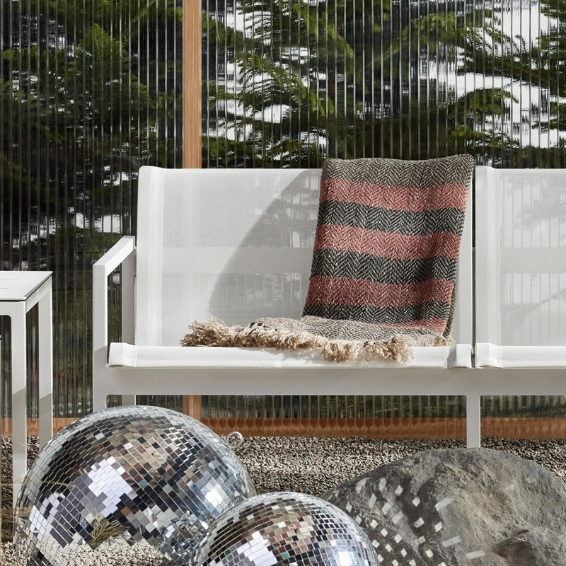 Lovely Hand Woven Throw Blanket, Brown