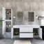Ensemble de meuble-lavabo double 60 po avec plateau en résine 60 po-1452762254