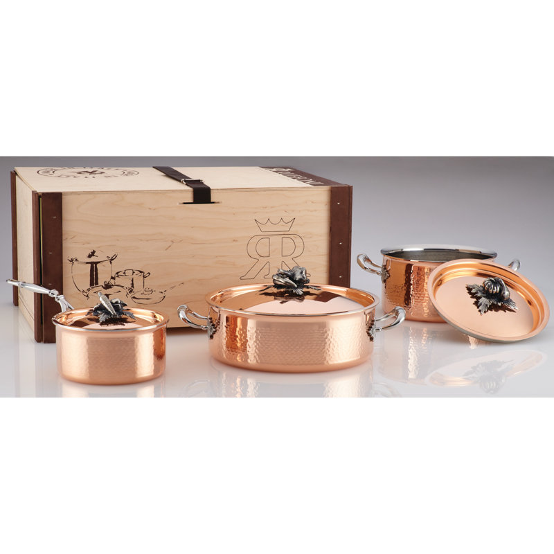 Ruffoni Opus 6 Piece Cupra Cookware Set