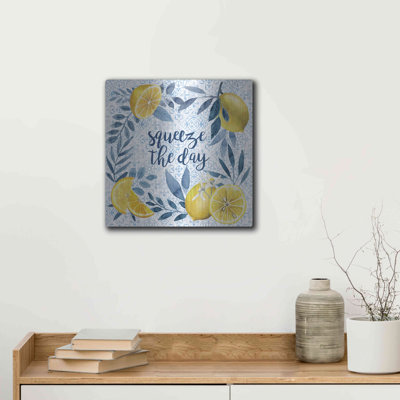 «Citrus Sayings II» par Grace Popp, art mural en métal