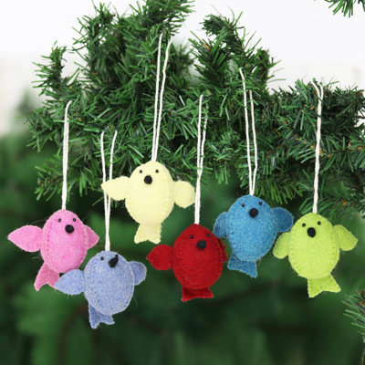 2.8'' Fabric Finial Ornament