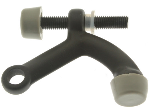Solid Brass Hinge Pin Stop, Oil-Rubbed Bronze