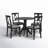 Alnesha 4 - Person Pedestal Dining Set-445597172